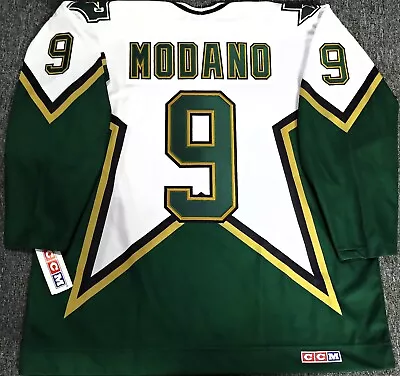 Vintage-nwt-2xl Mike Modano Dallas Stars Road/wht Nhl Licensed Ccm Hockey Jersey • $379.99