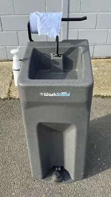 Teal WashStand Xtra - Mobile Hand Wash Sink - With Foot Pump • £300