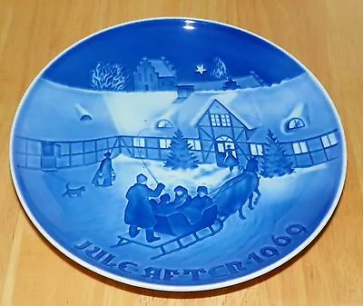 1969 Collector Plate B&G Annual Christmas Plate Arrival Of Christmas Guests • $32.99