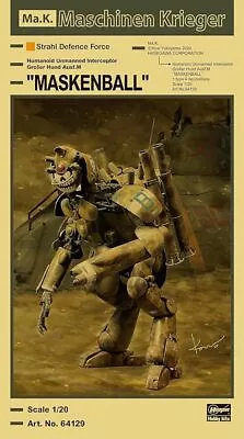 Hasegawa Ma.K. Maschinen Krieger Ausf.M MASKENBALL 1/20 Plastic Model Kit 64129 • $65.77