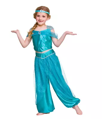 £8.99 • Buy SALE Princess Arabian Jasmine Disney World Book Day Girls Fancy Dress Costume
