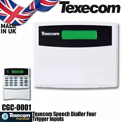 £135.10 • Buy Texecom Speech And Text Dialler For Burglar Alarm CGC-0001 Phone Line - Not GSM