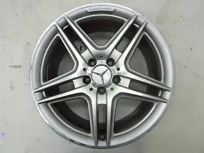 Mercedes C300 W204 AMG 8.5x18 Rear Wheel Rim Silver A2044014202 OEM DE230330 • $391.20