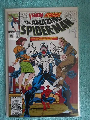 Marvel Comics Amazing Spiderman #374 Venom Attacks • $4.59