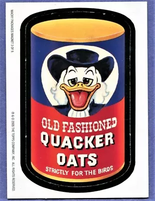 2005 Topps Wacky Packages Card - Magnets - #3 Quacker Oats • $2.99