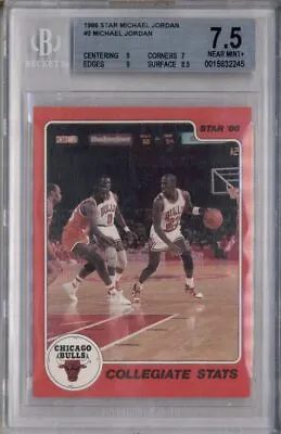 1986 Star Michael Jordan #2 Michael Jordan BGS 7.5 • $500