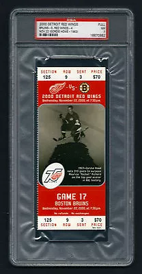 PSA 7 GORDIE HOWE In 1963 Nets 545 Goal To Surpass Maurice Richard As Top Scorer • $100