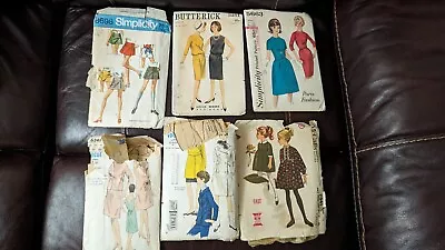 A Lot Of 22 Sewing Patterns By Simplicity McCall's Butterick Vintage Read Desc • $15