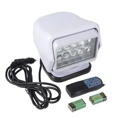 $110 • Buy 50W LED Remote Control Marine Boat Car Searchlight Wireless Spotlight Magnetic