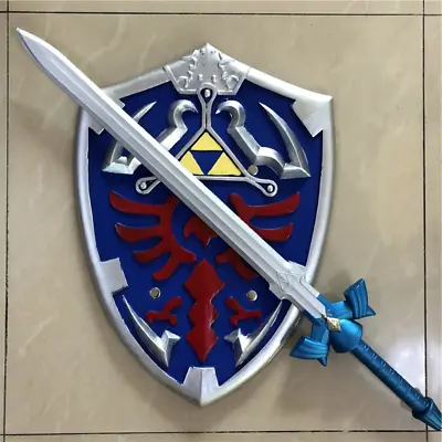 Legend Of Zelda Link Hylian Master Skyward Sword And Shield PU Foam Cosplay Prop • $34.99