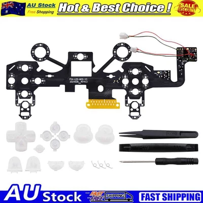 $19.09 • Buy For PS4 DIY LED Wireless Game Controller Light Board Parts Set Game Accessories