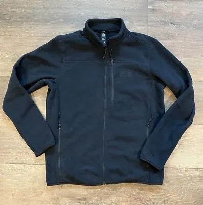 Mountain Hardware Wintum Fleece Jacket Men's Medium Black New Full Zip • $75