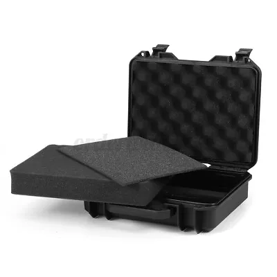 Protective Hard Carry Case Plastic Waterproof Foam Camera Equipment Storage • £11.69