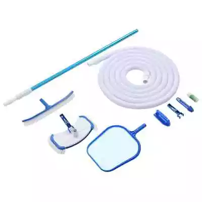 Pool Cleaning Kit Pool Maintenance Kit Care Kit Vacuum Skimmer 9 Piece VidaXL Vi • $176.99