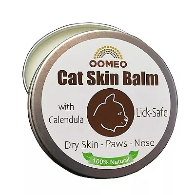 Cat Calendula Skin Balm Cream For Paws Nose Dry Skin Lick-safe Natural  OOMEO • £6.95