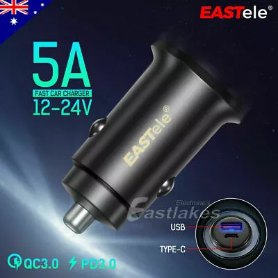 PD FAST CHARGING USB-C Car Charger For Samsung S24 S23 S22 S21 S20 Ultra S10 S9 • $18.95