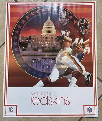 Vintage Washington Redskins 1983  Nfl Poster Very Good Condition Picture Factory • £34.95