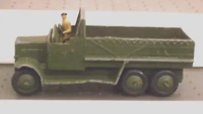 £18.75 • Buy DINKY MILITARY MODEL - No 151b  (SIX WHEEL COVERED ARMY WAGON) USED -WITH DRIVER