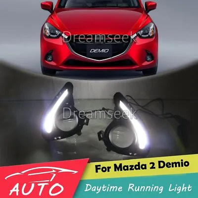 New Drl For Mazda 2 Demio 2015 2016 Osram Led Car Daytime Running Light Fog Lamp • $92.99