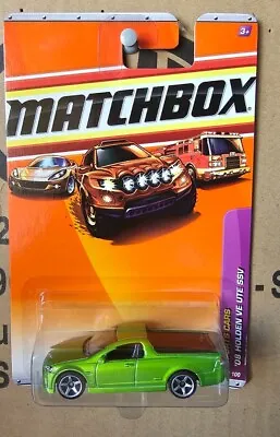 Matchbox 2010 - Holden Commodore Ve Ssv Ute [green] Vhtf Near Mint Card Good. • $59.95