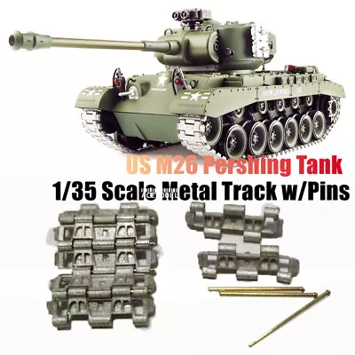 1/35 US Medium M26 T26E3 PERSHING Tank Lead-tin Alloy Tracks Links W/Metal Pins • $48.95