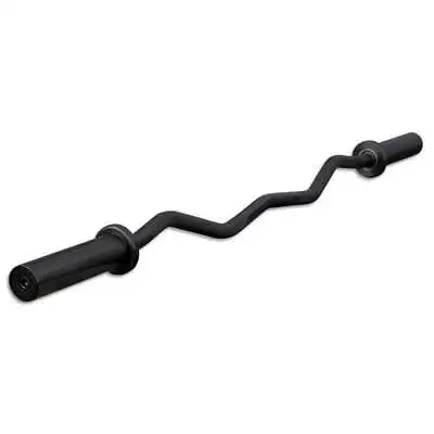 Olympic EZ Curl Bar | Black 250kg Max Capacity • $97.20