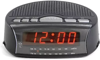 Lloytron AM/FM Radio Alarm Clock LED Display Bedside With Sleep Timer And Snooze • £18.50