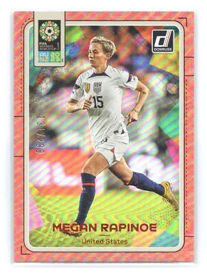 Megan Rapinoe 2023 Donruss FIFA Womens World Cup RED #'d 131/299 USWNT SP • $9.99