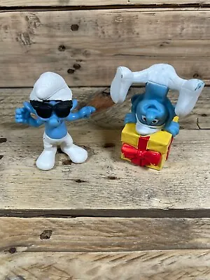 2x The Smurfs Jokey 2011 Smooth 2013 Figure McDonald's 3  Sunglasses Gift Doll • $5.99