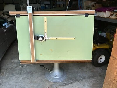 $1750 • Buy Vintage 1950's Nike Eskilstuna Sweden Industrial Architects Drafting Table