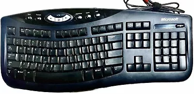 Microsoft Comfort Curve Ergonomic Keyboard 2000 V1.0 KU0459 (Wired USB Works ) • $22.45