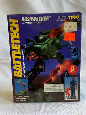 1994 Battletech BUSHWACKER Toy Action Figure Factory Sealed Box Tyco Industries  • $189.95