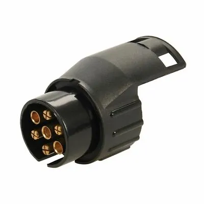 7 Pin To 13 Pin Trailer Cable Socket Adaptor For Caravans Horseboxes Etc • £4.49