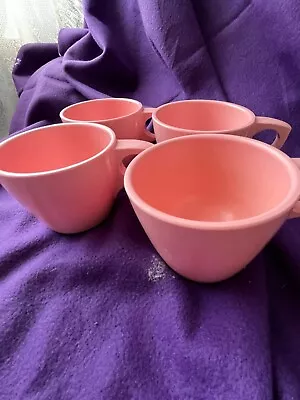 VINTAGE Boonton Ware MELMAC  Pink Coffee Cups • $8