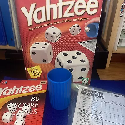 Vintage Yahtzee 2005 Milton Bradley Company Game Night Family Game Complete • $4