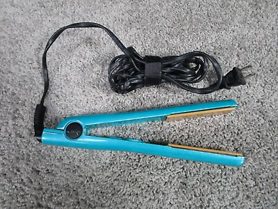 Chi Air Flat Iron 1  Ceramic Hair Straightener Teal CA1014 Tested & Works • $25.08