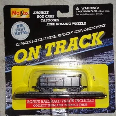 2000 Maisto On Track ROARING CAMP BIG TREES COAL CAR Die Cast NEW !! • $11.99