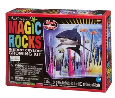 SHARK - The Original Magic Rocks Instant Crystal Growing Kit - Shark Theme • $12