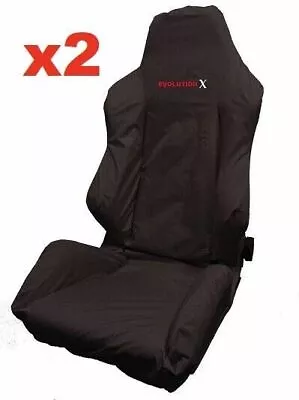 2x CAR SEAT COVERS SEMI-FITS MITSUBISHI LANCER EVOLUTION EVO X 10 RECARO SEATS • $72.84