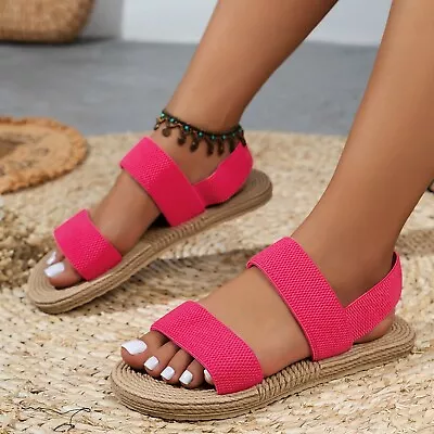 H Sandals For Women Snakeskin Hot Pink Sandals Women Teen Slippers For Girls • $20.59