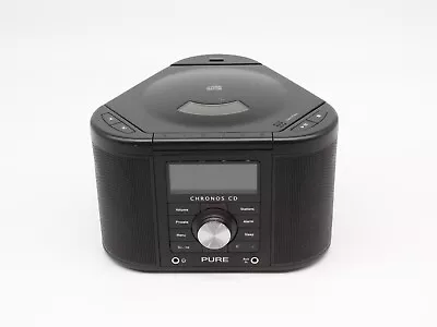 PURE CHRONOS CD Series II CD Player AM/FM DAB Radio MP3 USB Black - Working • £8.50