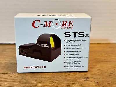 C-More® Systems Aluminum Red Dot 6-MOA Small STS Tactical Reflex Sight STS2B-6 • $275