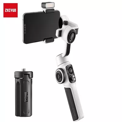 Zhiyun Smooth 5S 3-Axis Handheld Gimbal Stabilizer- White For SmartPhones • $208.05