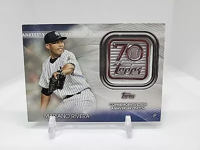 2021 Topps Mariano Rivera 70 Years Commemorative Patch #70LP-MR New York Yankees • $0.99