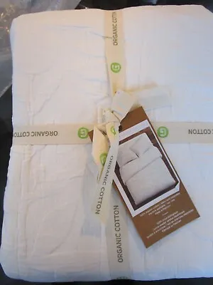 West Elm Garden Matelasse Duvet Full Queen Stone White  New W Tag • $121.59