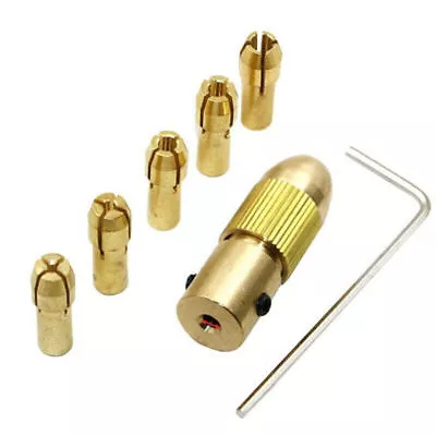 Micro Small Electric Copper Self Tightening Drill Chuck Hand Mill Clip Head • $7.07