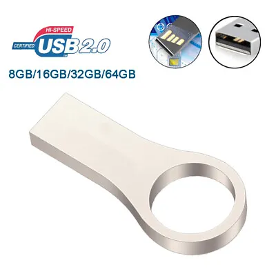 USB 2.0 Memory Stick Storage 64GB 32GB 16GB 8GB USB Flash Drive Stick Pen Drives • £3.71