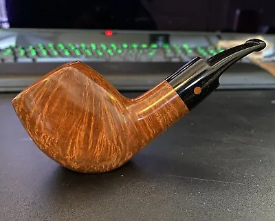 New 2014 Moretti Sitter Flame Grain Canted Egg Devil Anse Briar Pipe Handmade • $449.99