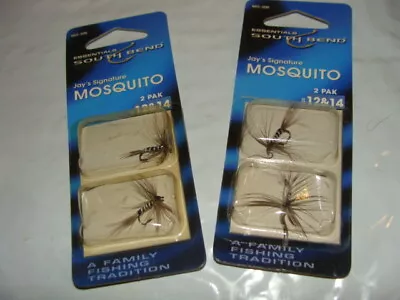 Jay's Signature Mosquito Size 12&14- MO300 Fishing Flies - 2 Packages • $6.99