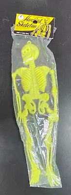 Hanging Skeleton Mint In Pack 1960s Hong Kong Yellow Vintage  • $9.99